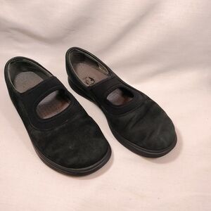 Merrell Topo Tango Slip-on Mary Janes - Black Suede (Youth Size 4)